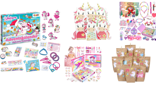 Die schönsten Einhorn Adventskalender