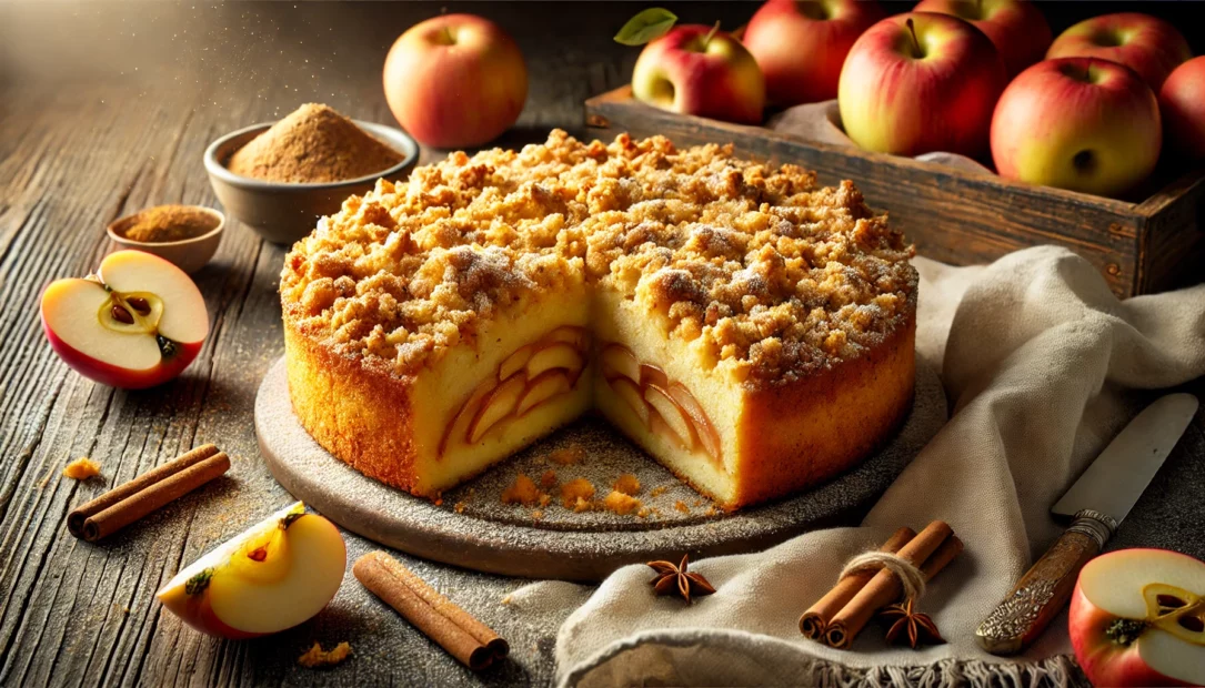 Apfelkuchen mit Streuseln Apfelkuchen mit Streuseln