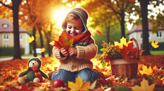 Herbstblues bei Kindern: Wie man für gute Laune sorgt