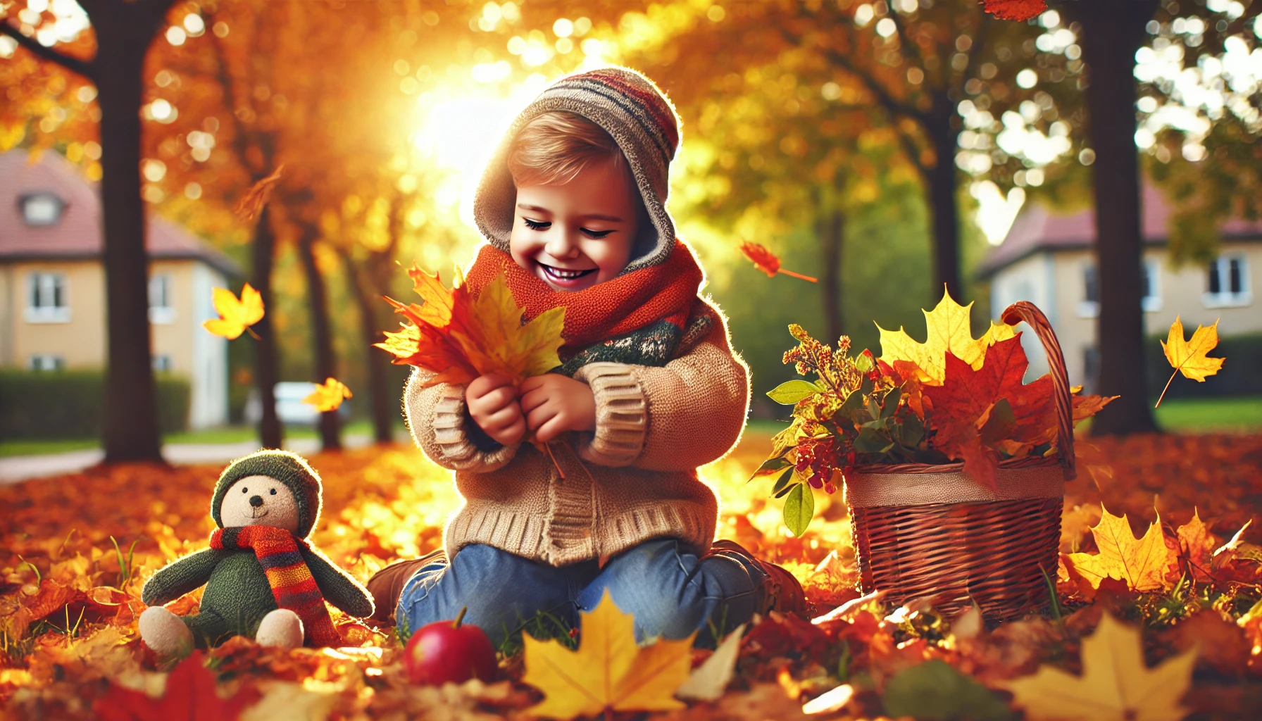 Herbstblues bei Kindern: Wie man für gute Laune sorgt