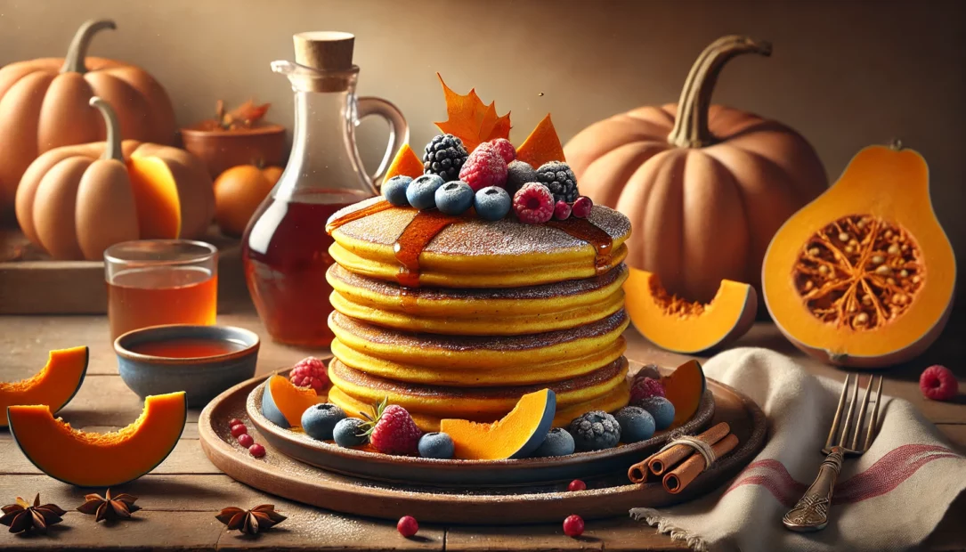 Kürbis-Pancakes