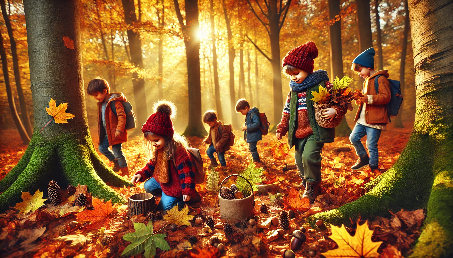 Natur- und Waldabenteuer im Herbst: Was Kinder lernen können