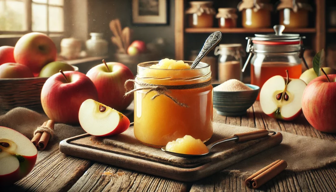 Selbstgemachtes Apfelmus Selbstgemachtes Apfelmus