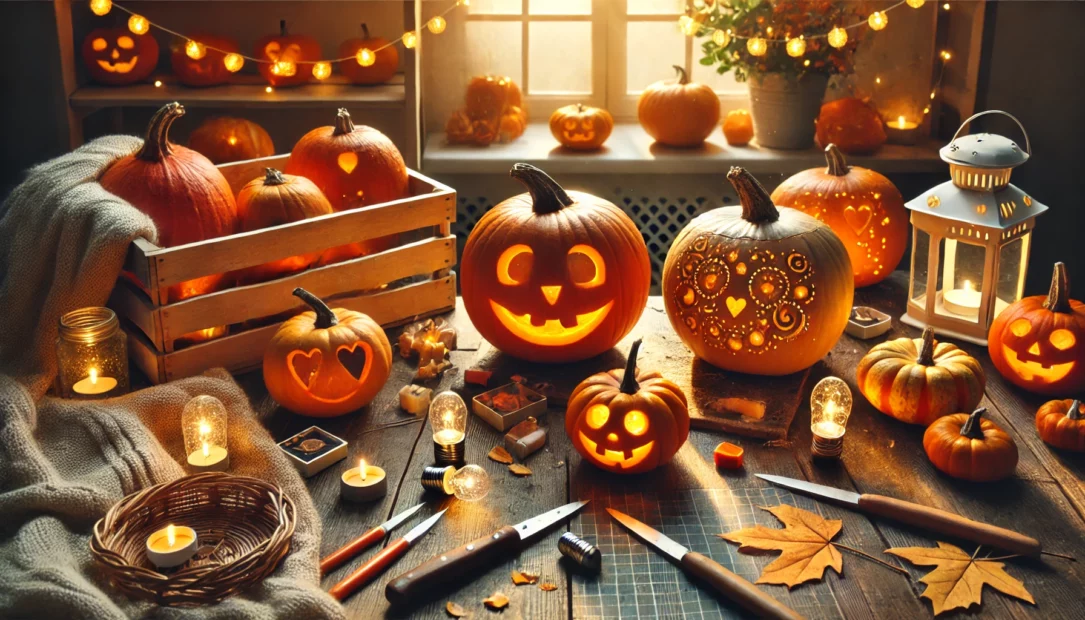 Kürbislaternen: Ein leuchtendes Highlight für Halloween