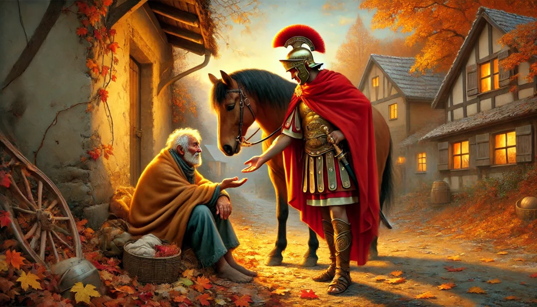 Sankt Martin und das Teilen