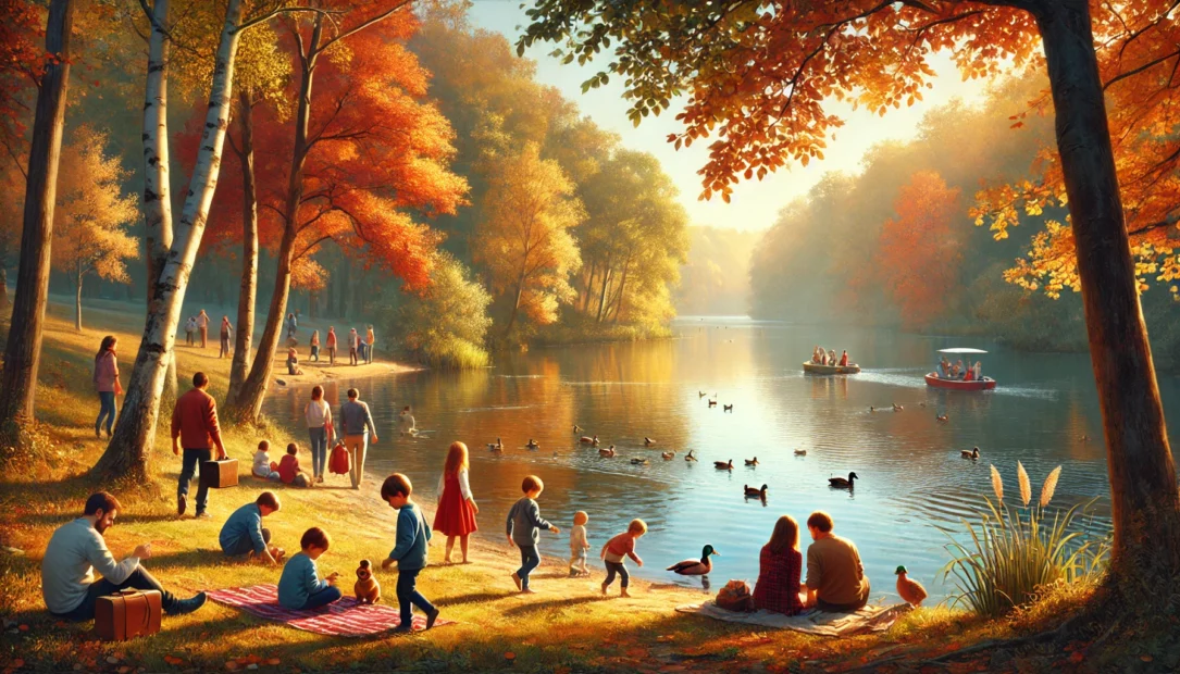 Seen und Flüsse: Herbstliche Natur am Wasser genießen