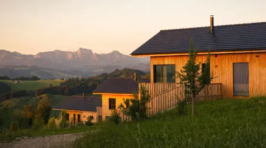 Ferienhäuser im Allgäu mit Alpenpanorama