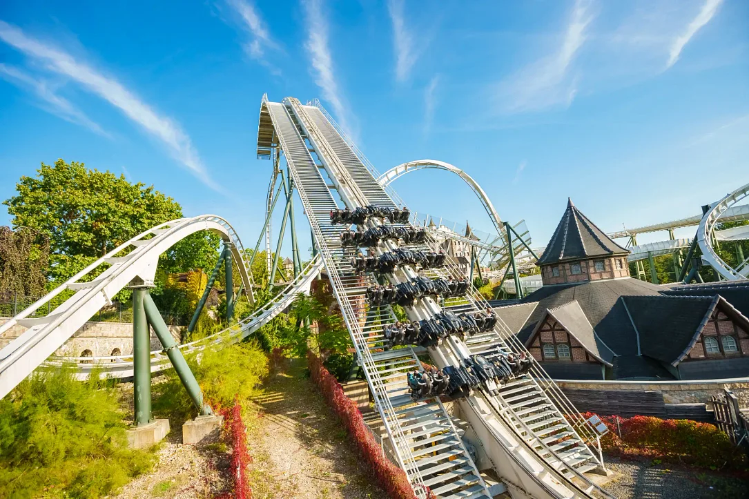 Wing Coaster Flug der Dämonen im Heide Park