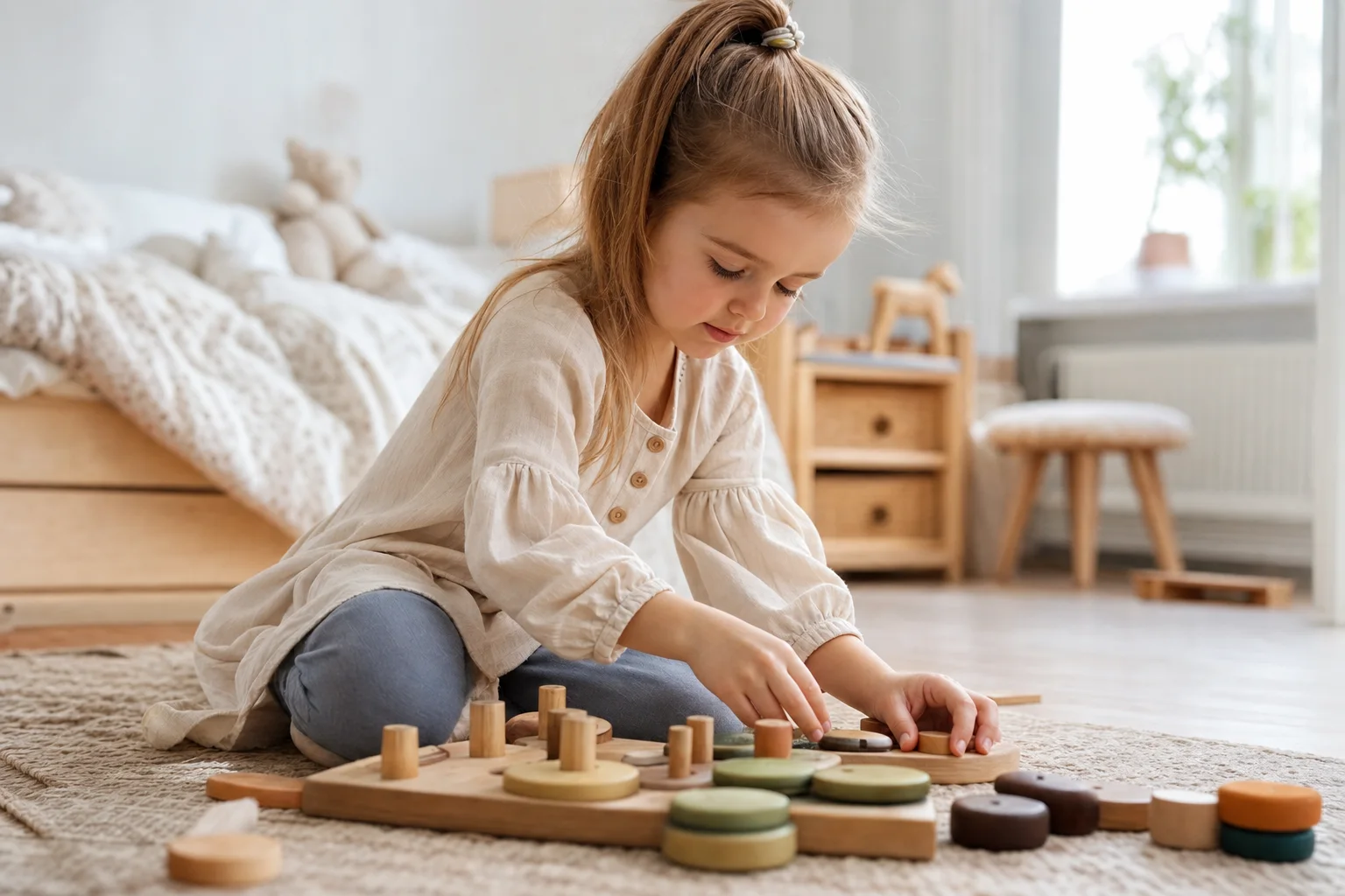 Kind spielt selbstbestimmt und entscheidet selbst