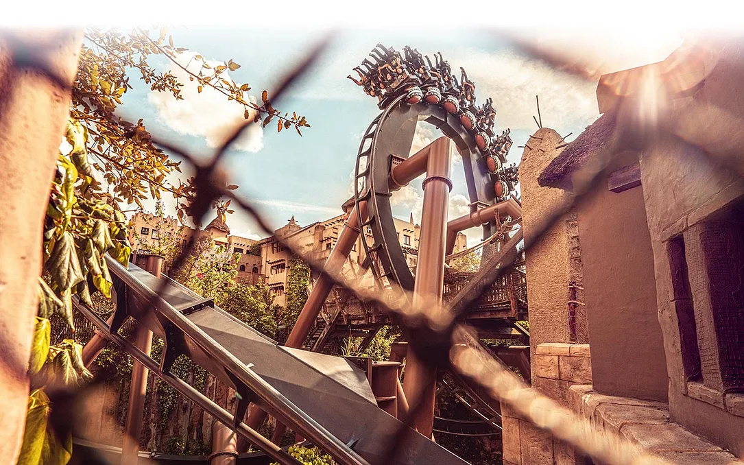 Inverted Coaster Black Mamba im Phantasialand