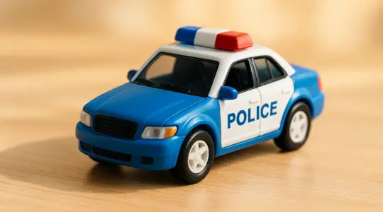 Polizeiauto als Spielzeug