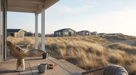 Strandhaus mit Veranda in einem Roompot-Park