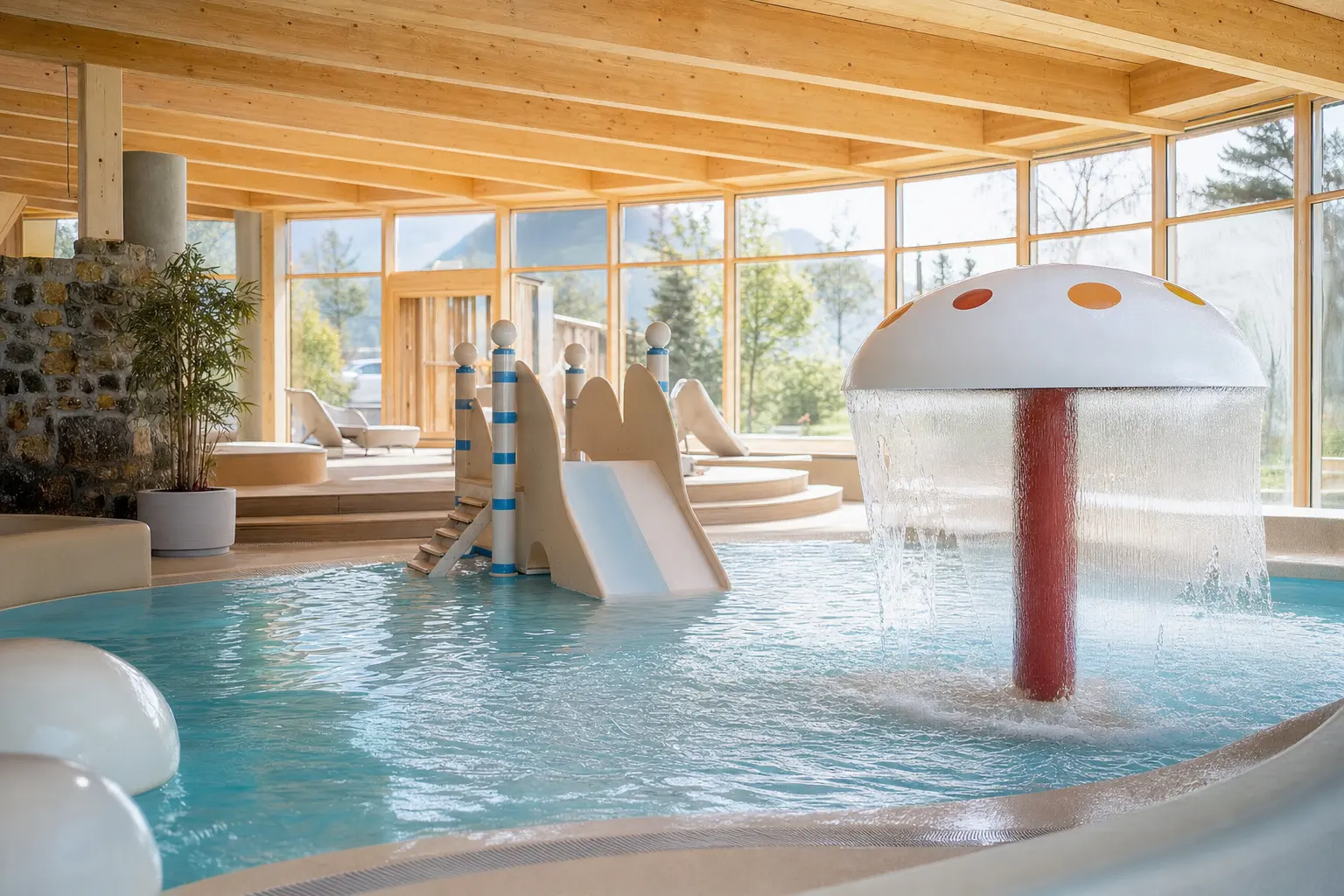 Kinderbereich in einem Hallenbad
