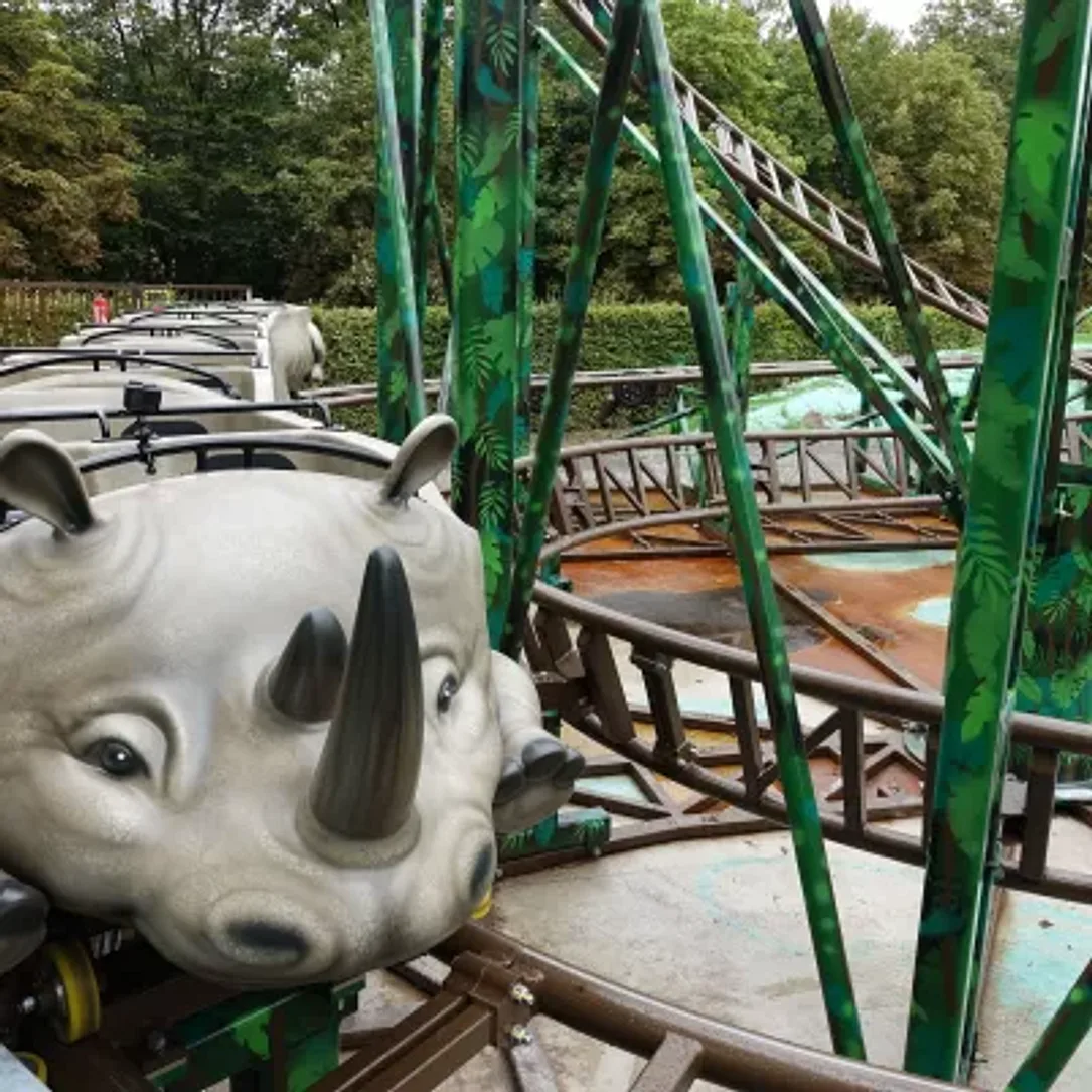 Achterbahn Batukai Racer im Serengeti-Park