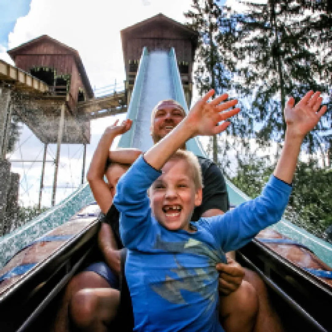 Wildwasserbahn Traubenrutsche im Taunus Wunderland