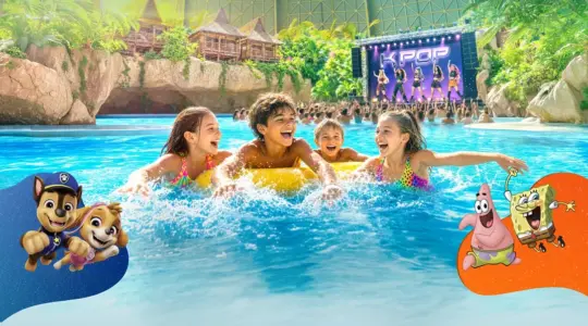 Familienspaß bei Tropical Islands