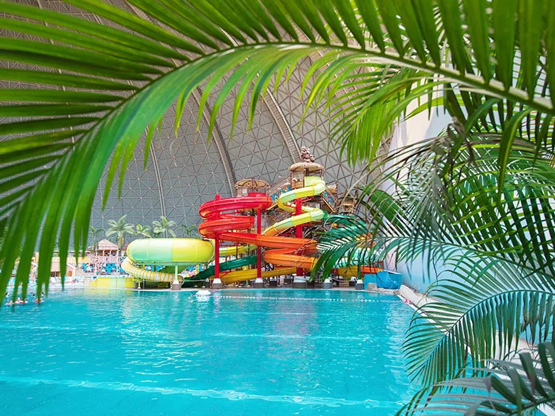 Wasserspielbereich Jungle Splash bei Tropical Islands