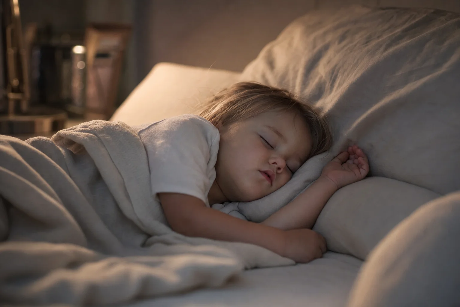 Zähneknirschen tritt bei Kindern oft im Schlaf auf